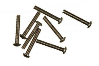Schraube M3x20 Flachkopf Titan (8) 