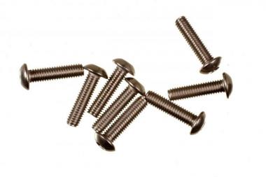 Schraube M3x12 Flachkopf Titan (8) 