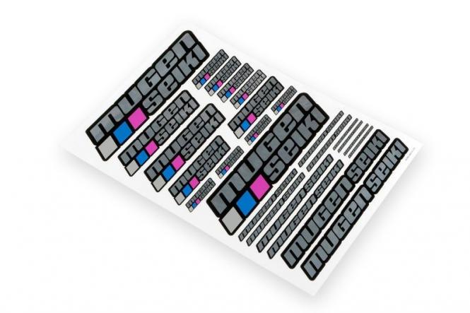 Mugen Seiki Logo Sticker 2012 (metallic) 