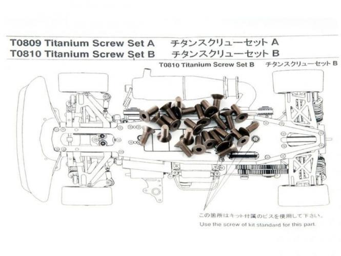 Schraubenset Titan unten MTX-4 